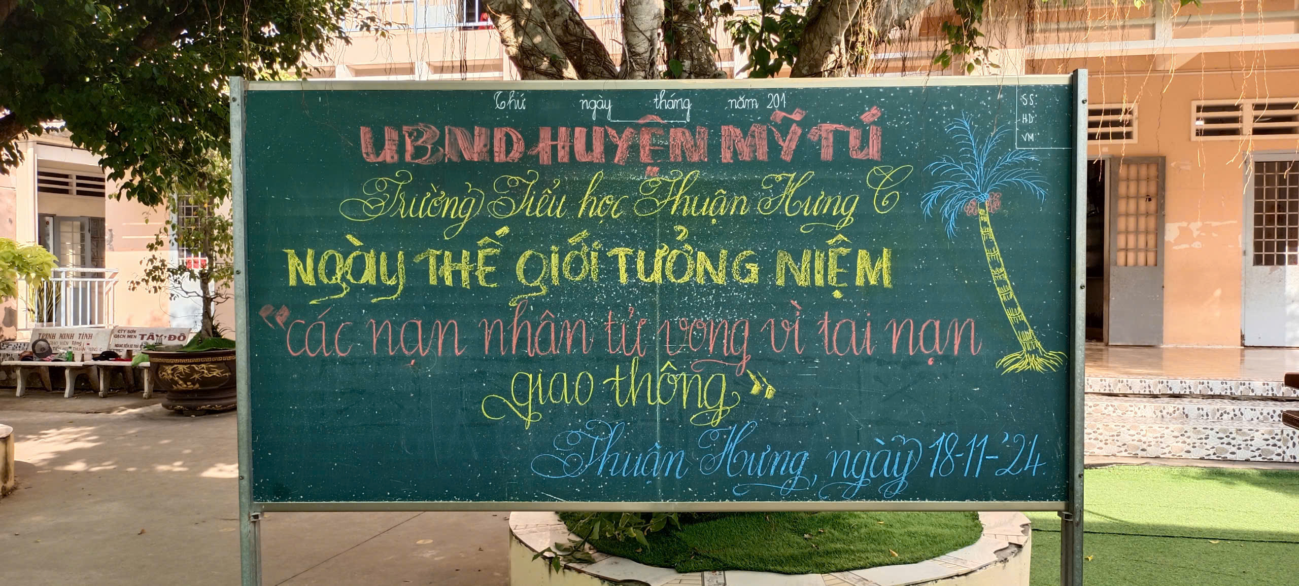 Trường Tiểu học Thuận Hưng C, Ngày thế giới tưởng niệm "Các nạn nhân tử vong vì tai nạn giao thông"